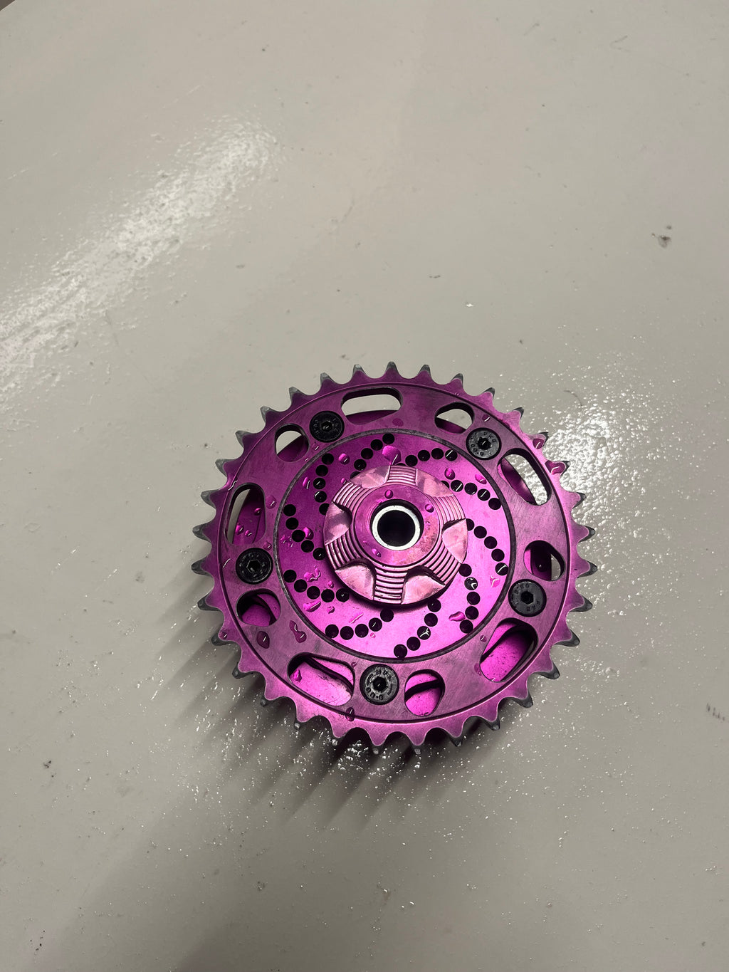 Sachsenmoped Mitnehmer inklusive Kettenrad und Adapter