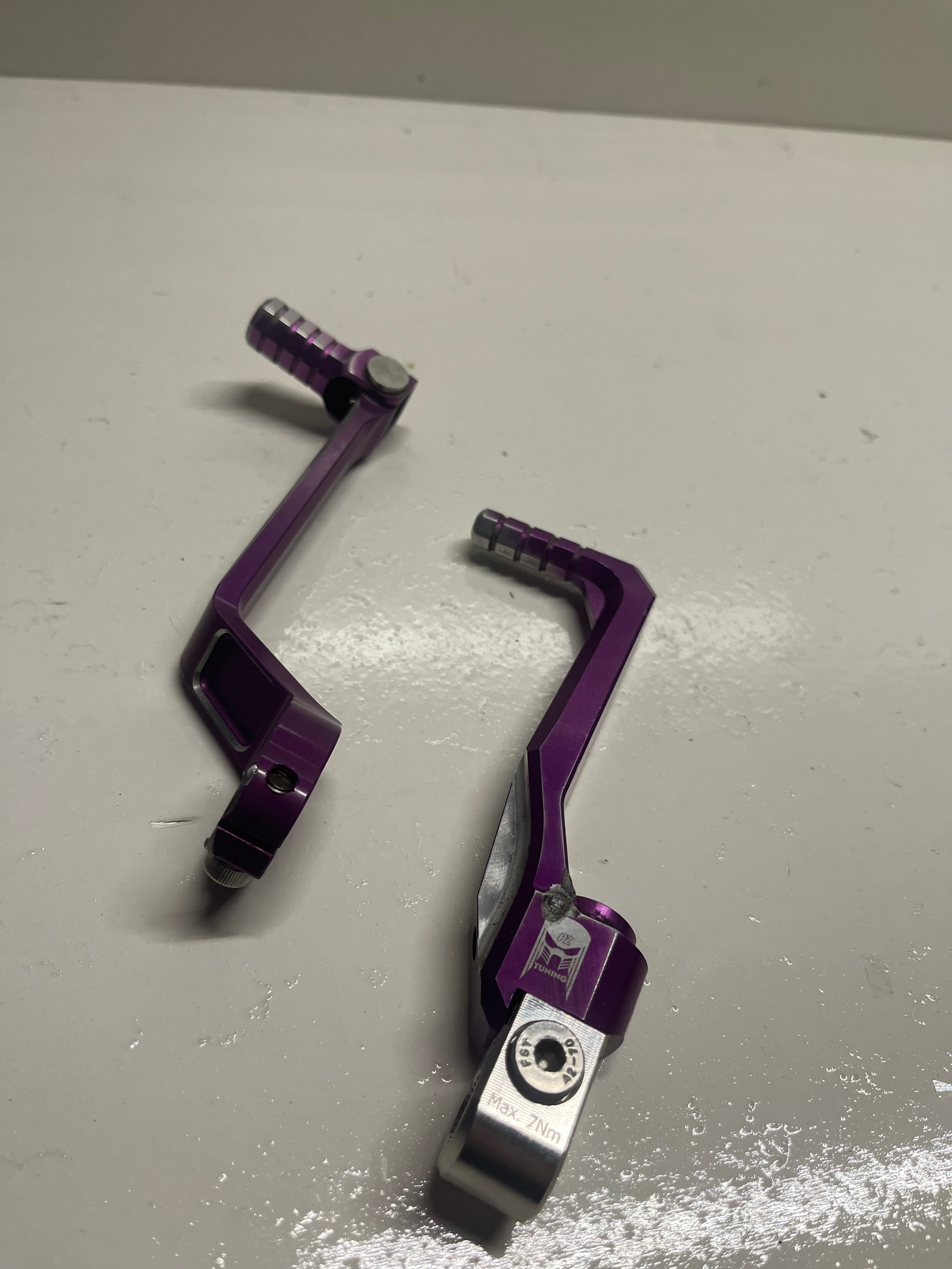 Pz-Tuning Kickstarter und Schalthebel