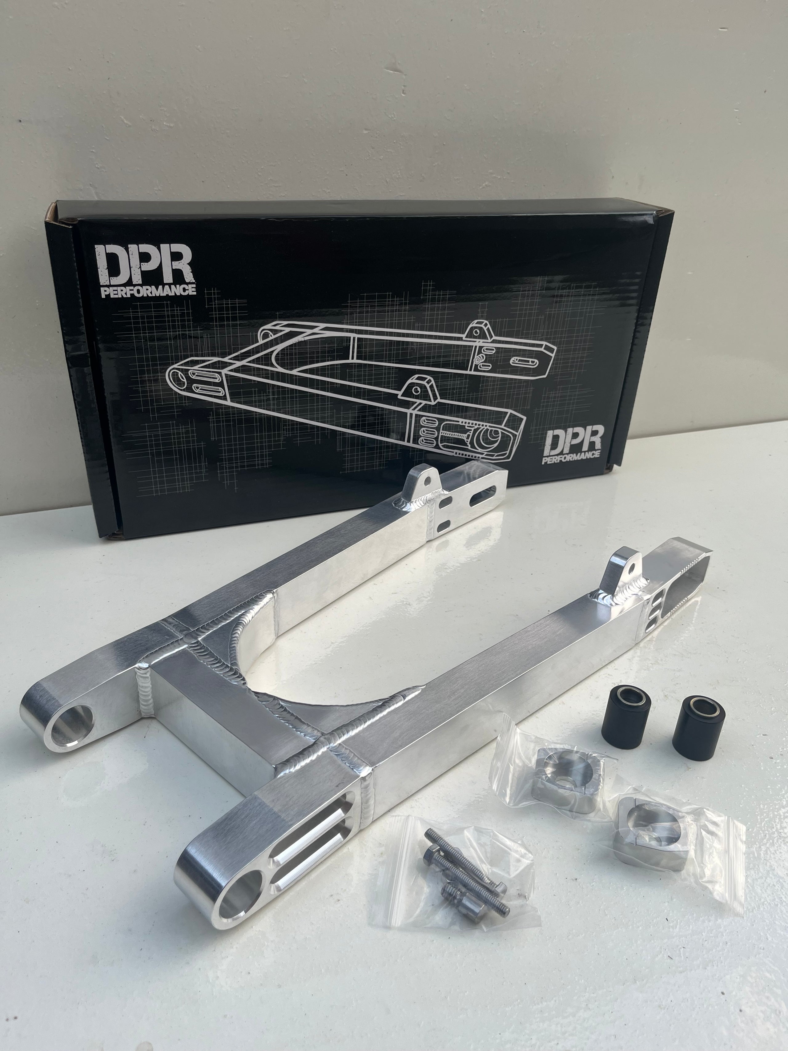 Verstärkte Kastenschwinge aus Aluminium - Standard / Natur