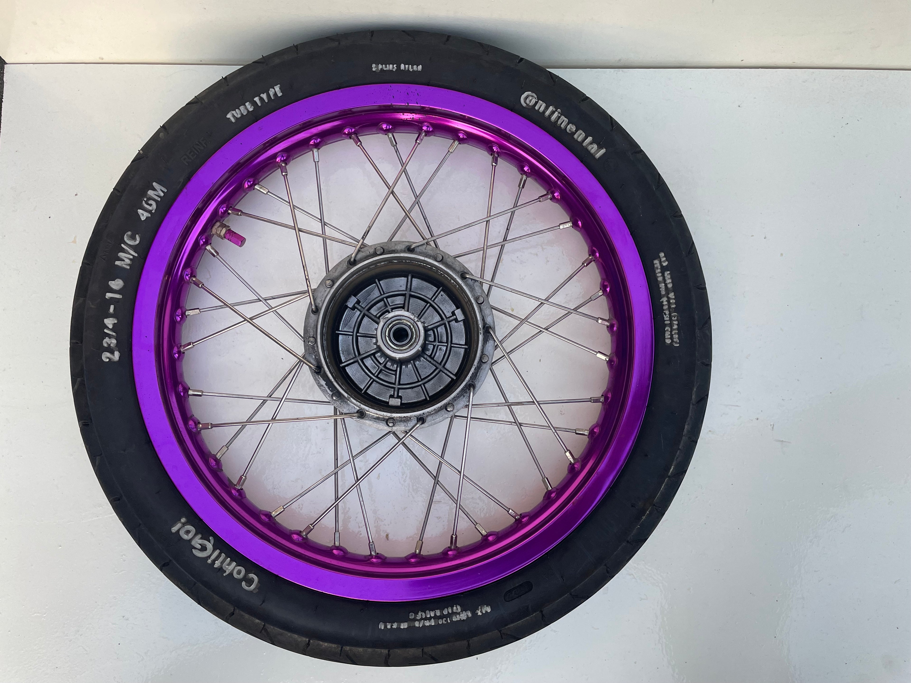 Kompletträder - 1.85x16 l 2.15x16 - Lila