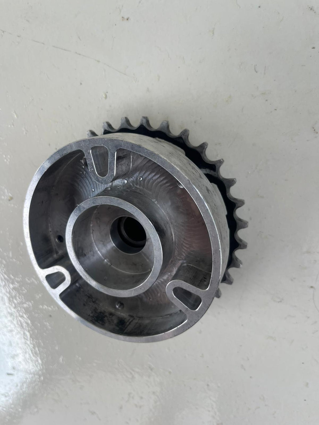 CNC-Mitnehmer inklusive Kettenritzel